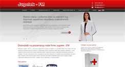 Desktop Screenshot of jugolek-fm.rs
